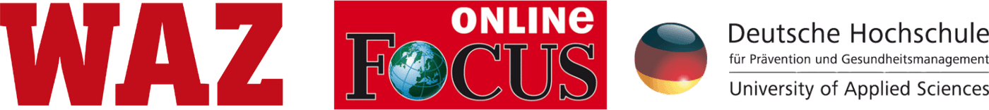 Bekannt aus WAZ, Focus Online und Deutsche Hochschule für Prävention und Gesundheitsmanagement